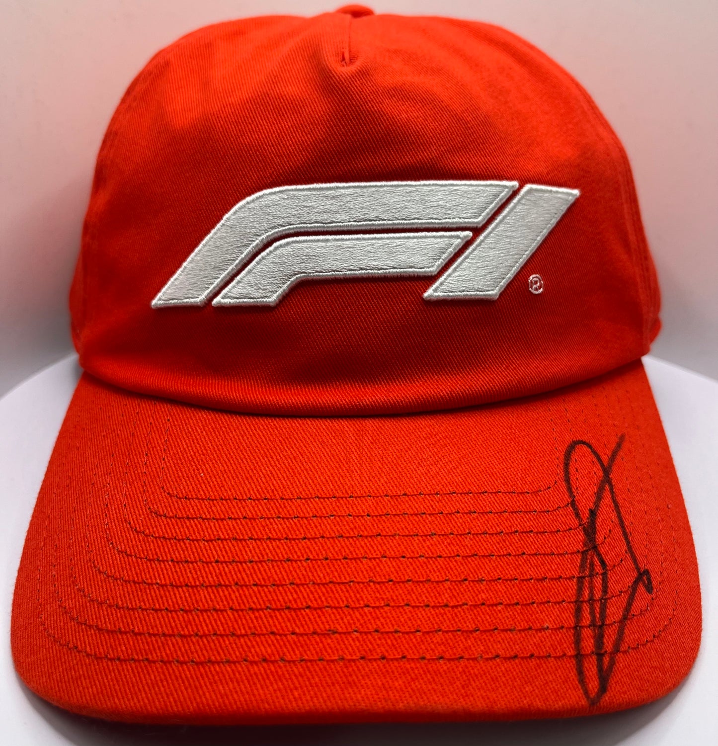 Oliver Bearman - Formula One MoneyGram Haas Driver Signed Red F1 Cap with COA