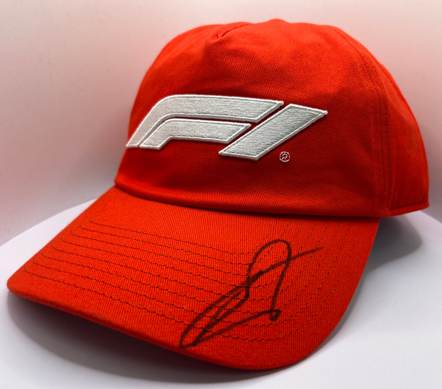Oliver Bearman - Formula One MoneyGram Haas Driver Signed Red F1 Cap with COA