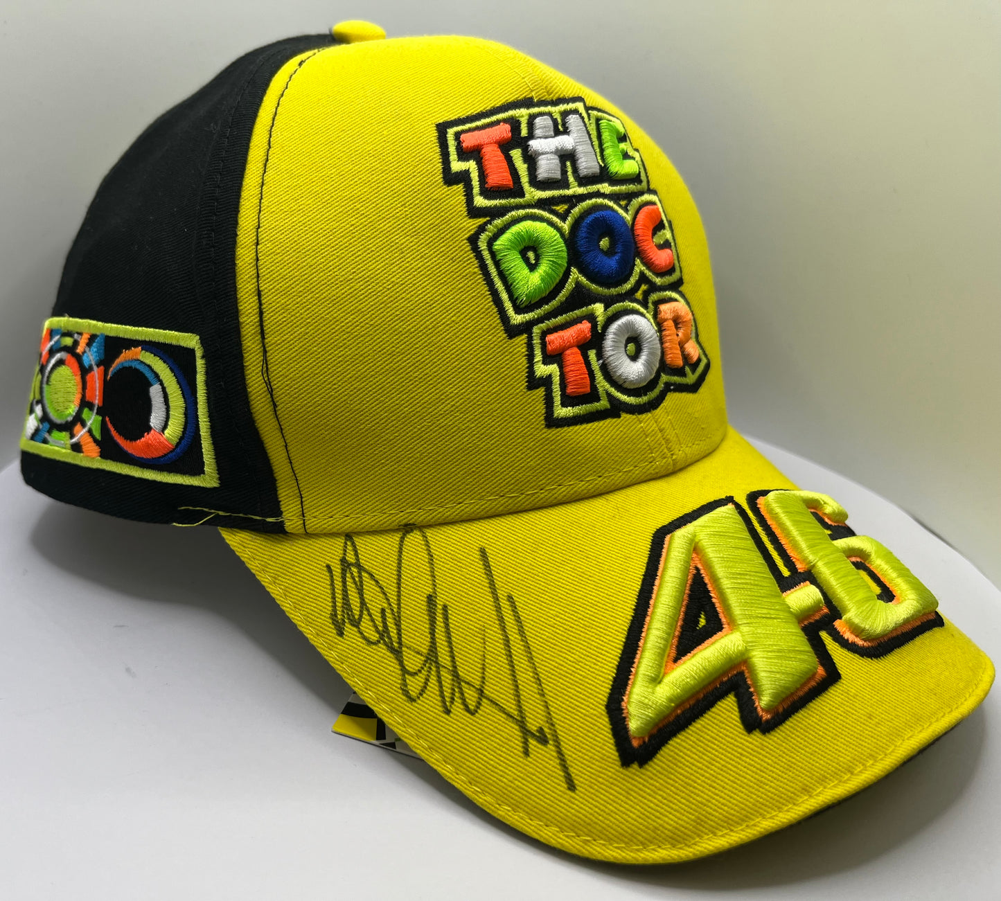 Valentino Rossi Signed MotoGP Cap "The Doctor" 46 VR46 Obtained in Person + COA
