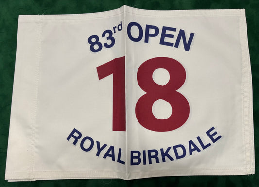 83rd Open Championship at Royal Birkdale Unsigned Golf Flag (White)