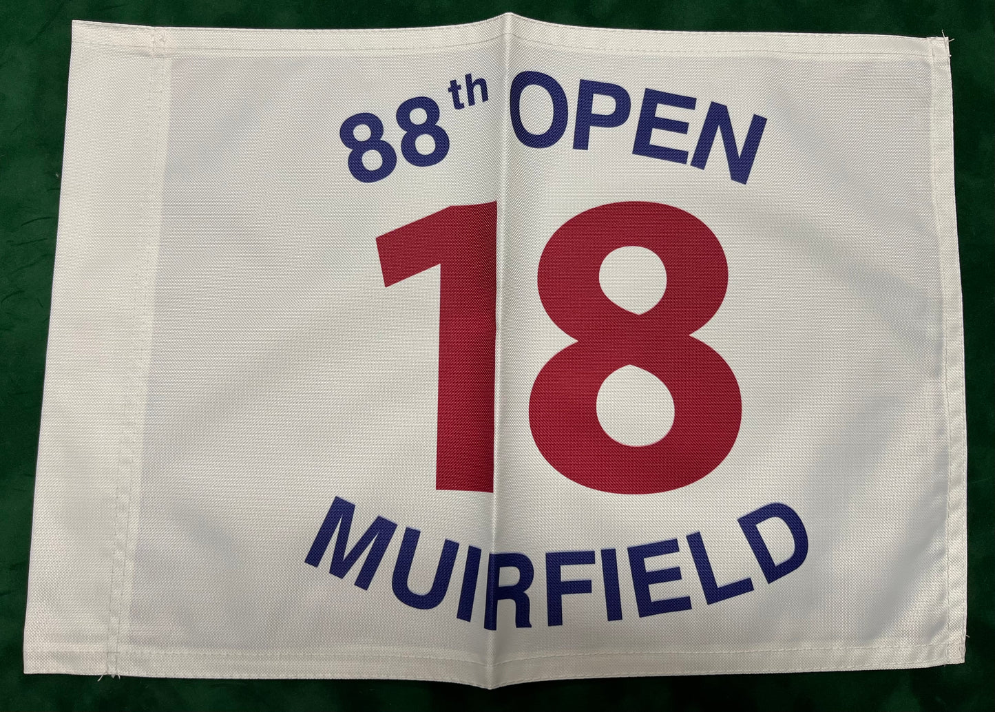 88th Open Championship at Muirfield Unsigned Golf Flag (White)