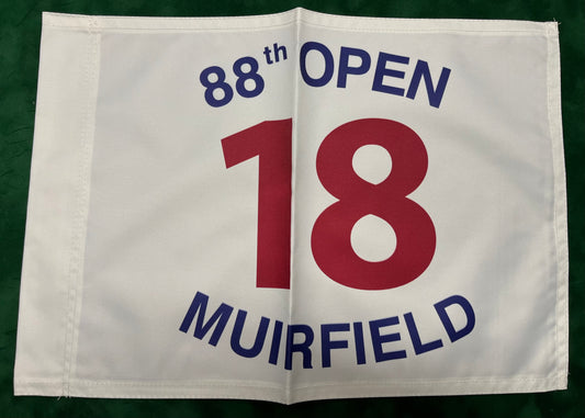 88th Open Championship at Muirfield Unsigned Golf Flag (White)