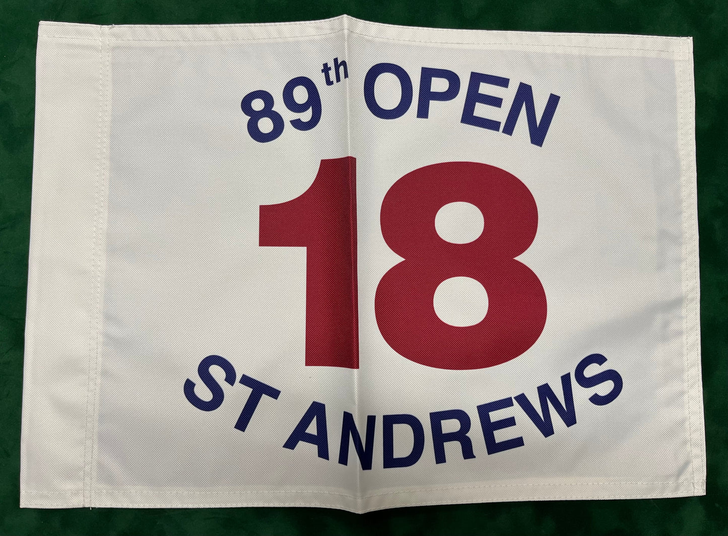89th Open Championship at St Andrews Unsigned Golf Flag (White)