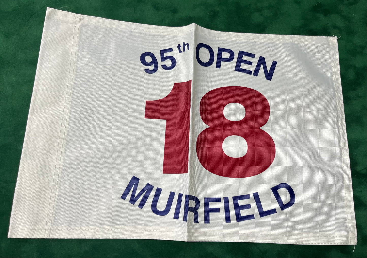 95th Open Championship at Muirfield Unsigned Golf Flag (White)