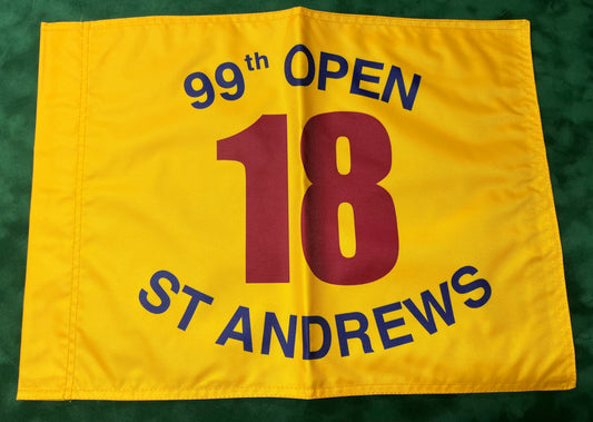 99th Open Championship at St Andrews Unsigned Golf Flag (Yellow)