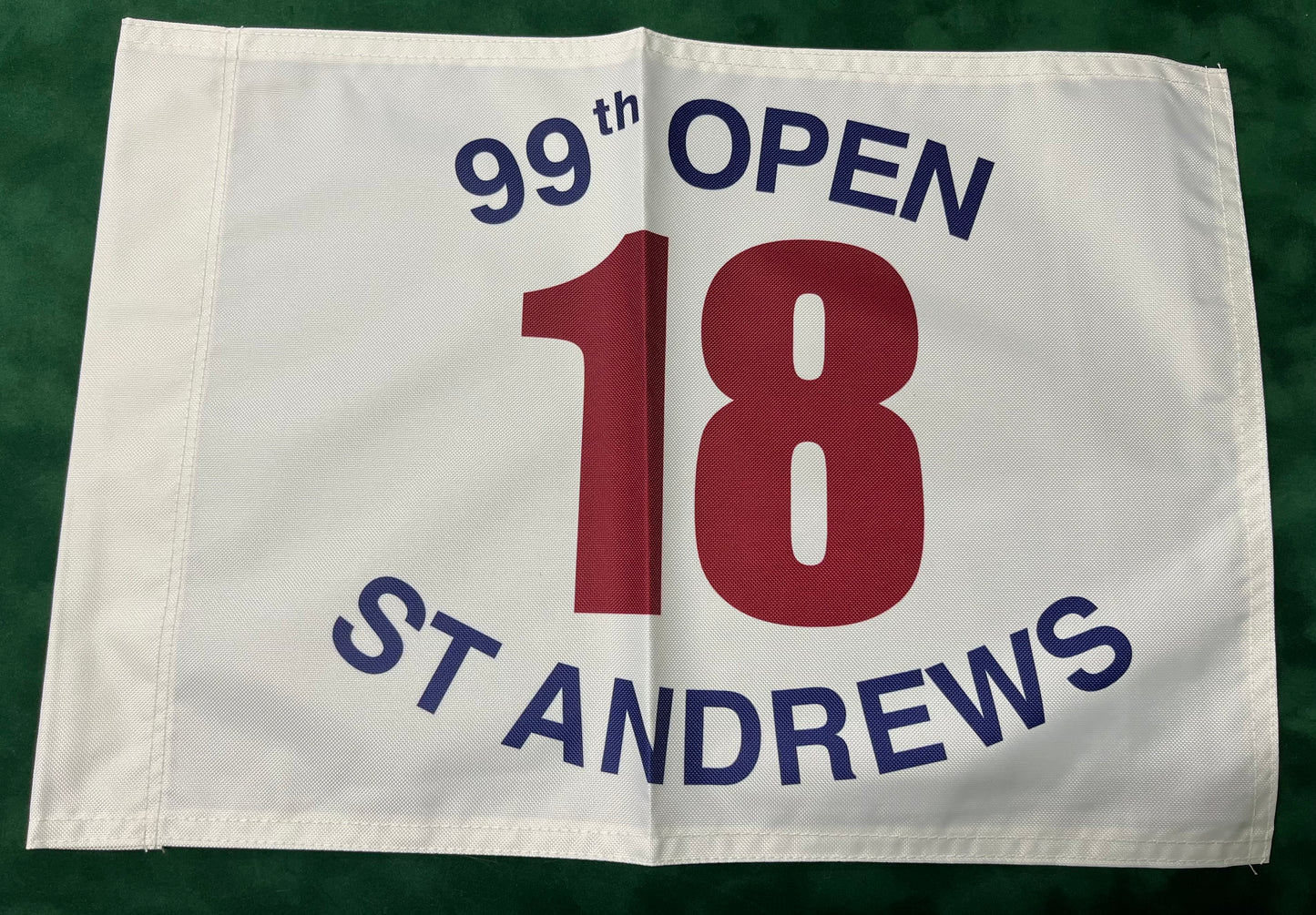 99th Open Championship at St Andrews Unsigned Golf Flag (White)