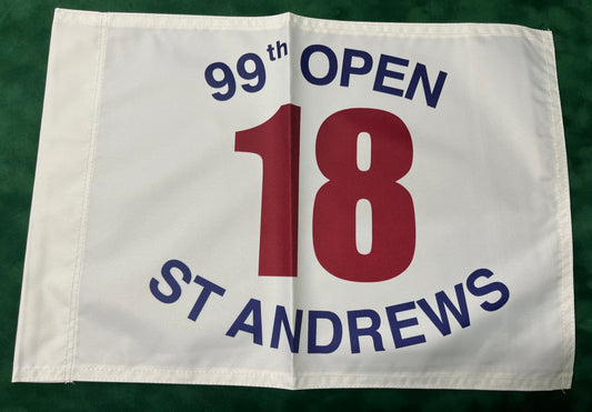 99th Open Championship at St Andrews Unsigned Golf Flag (White)