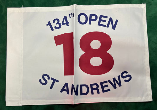 134th Open Championship at St Andrews Unsigned Golf Flag (White)