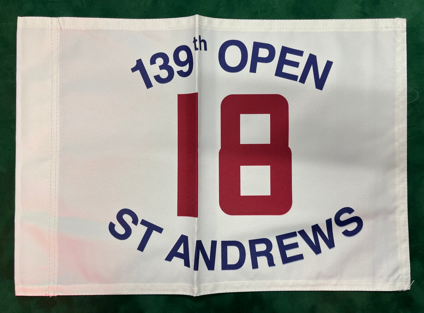 139th Open Championship at St Andrews Unsigned Golf Flag (White)