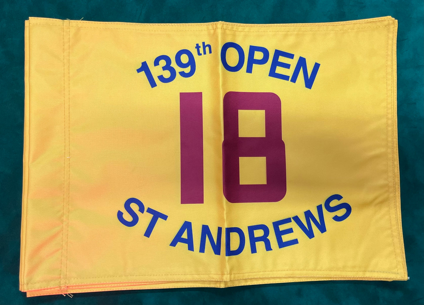139th Open Championship at St Andrews Unsigned Golf Flag (Yellow)