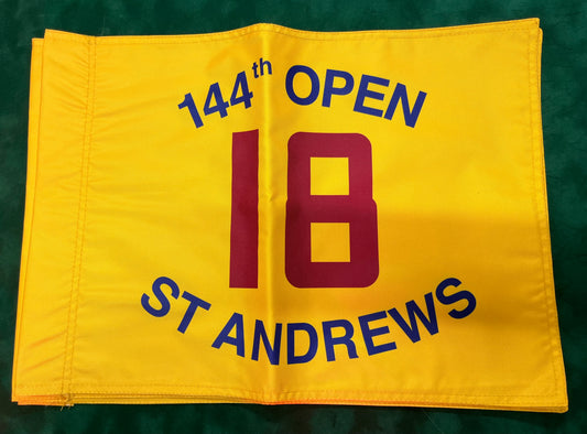 144th Open Championship at St Andrews Unsigned Golf Flag (Yellow)