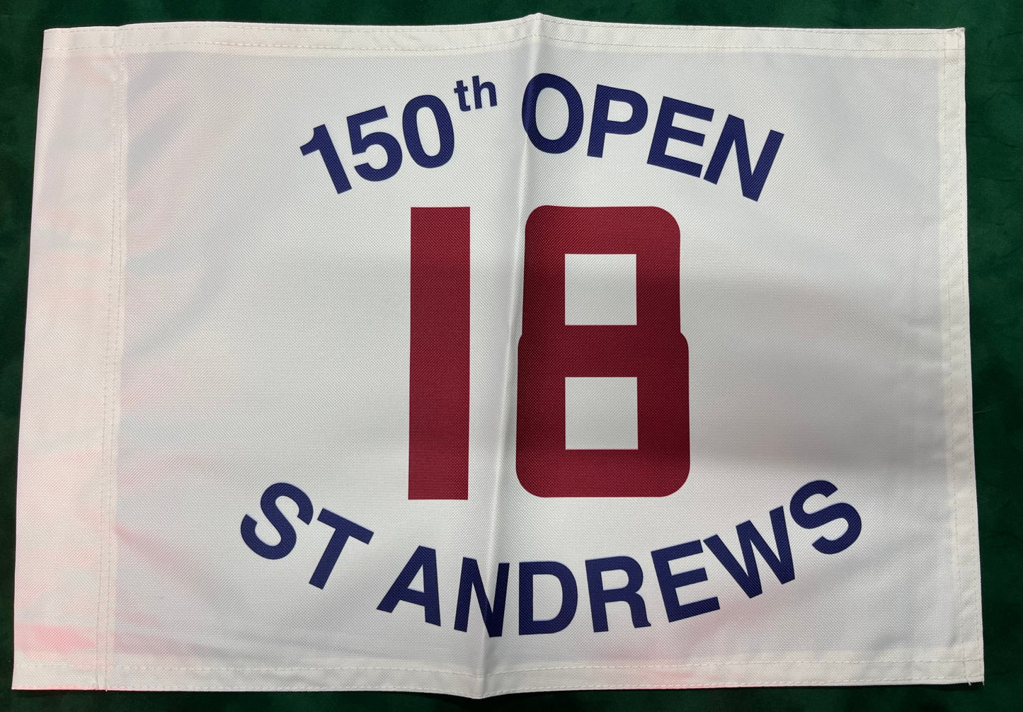 150th Open Championship at St Andrews Unsigned Golf Flag (White)