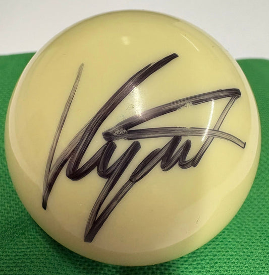 Kyren Wilson Signed WHITE Snooker Ball + Dealer COA