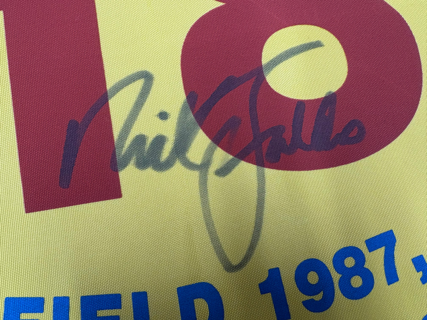 Sir Nick Faldo Signed The Open Winning Years Special RARE Golf Flag + Dealer COA