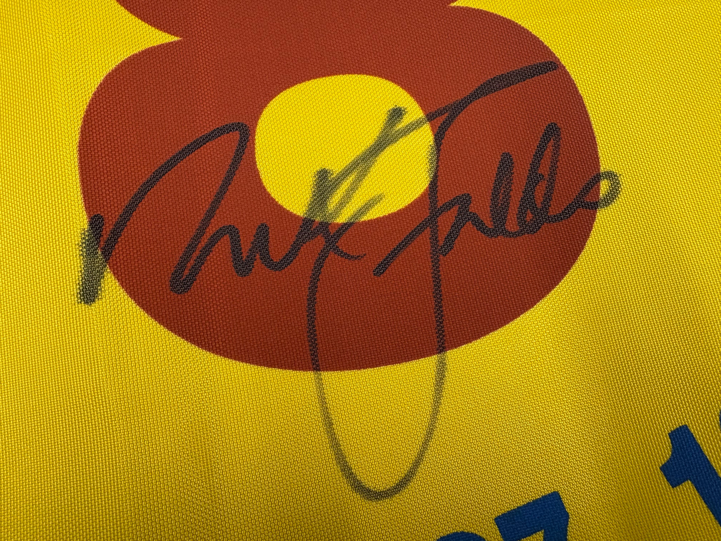 Sir Nick Faldo Signed The Open Winning Years Special RARE Golf Flag + Dealer COA