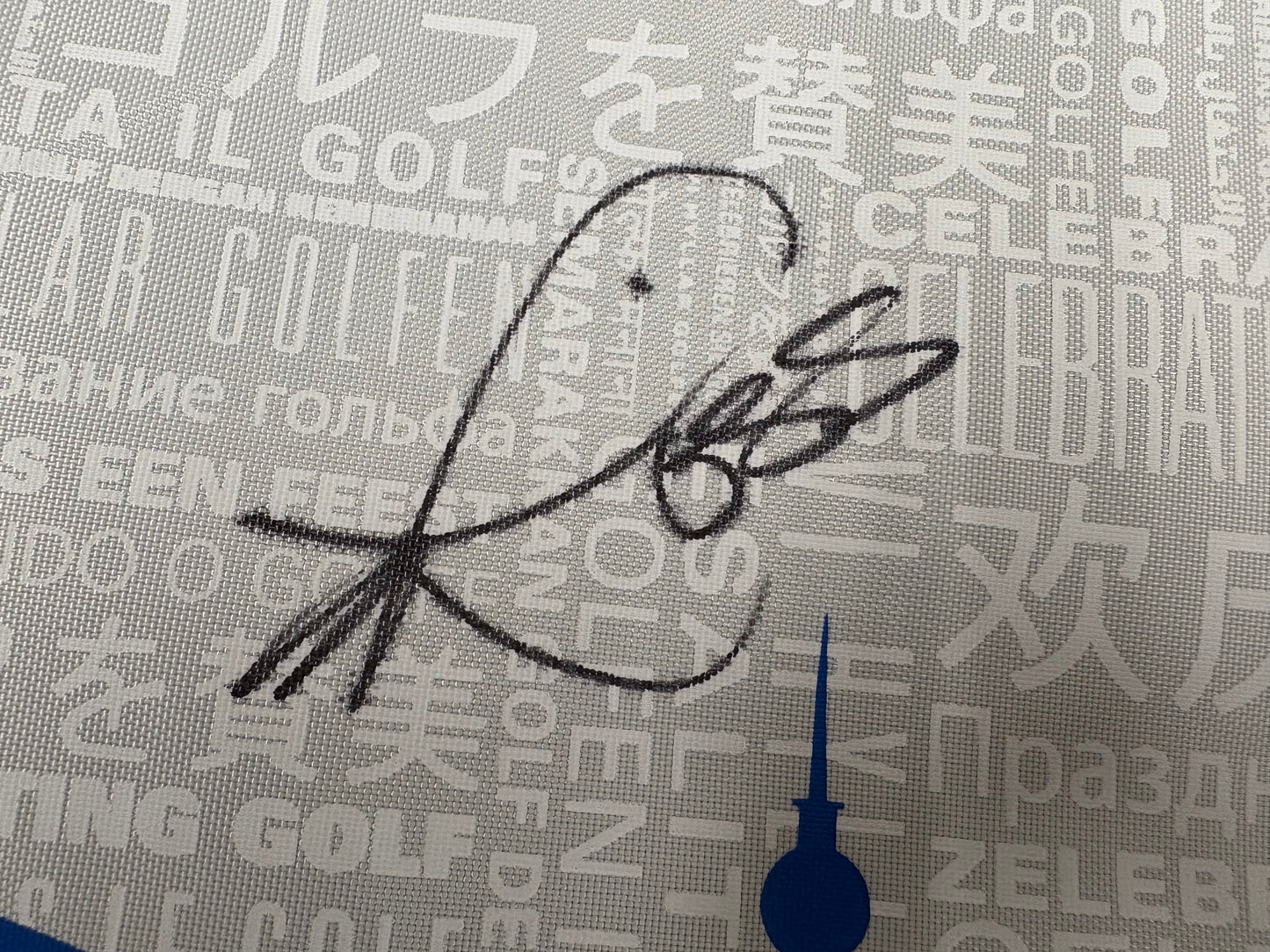 Ross Fisher Signed European Tour Golf Pin Flag + Dealer COA