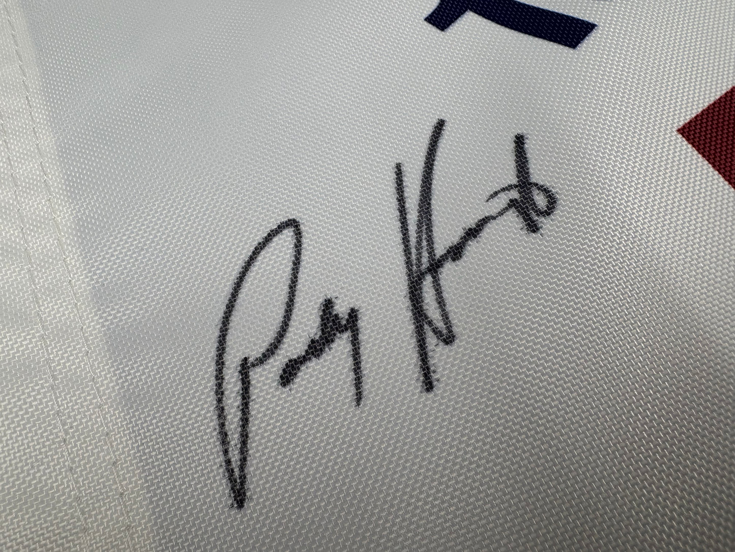 Pádraig Harrington Winner Signed 137th Open at Royal Birkdale Golf Pin Flag + Dealer COA