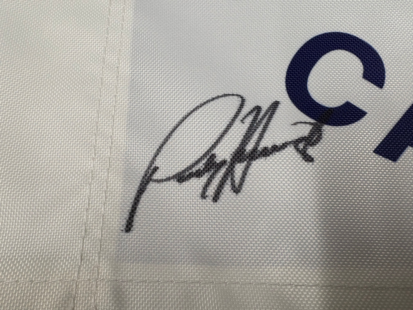 Pádraig Harrington Winner Signed 136th Open at Carnoustie Golf Pin Flag + Dealer COA