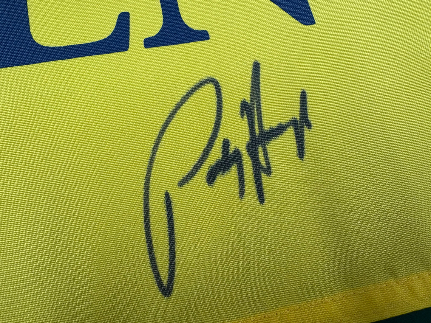 Pádraig Harrington Signed Undated The Open Golf Pin Flag + Dealer COA
