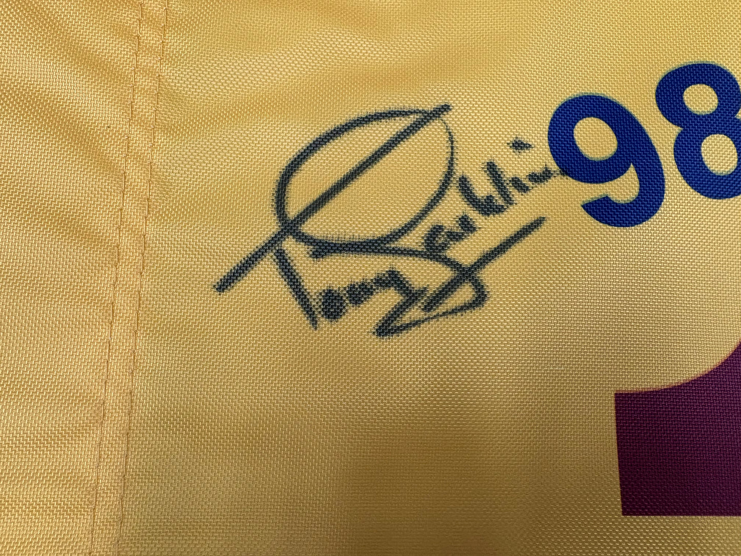 Tony Jacklin Winner Signed 98th Open at Royal Lytham Golf Pin Flag + Dealer COA