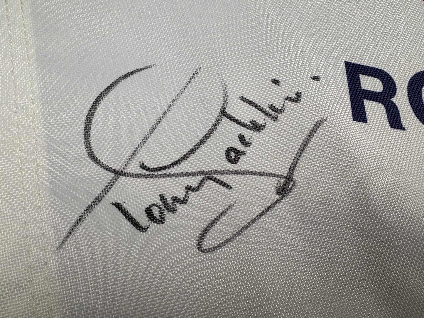 Tony Jacklin Winner Signed 98th Open at Royal Lytham White Golf Pin Flag + Dealer COA