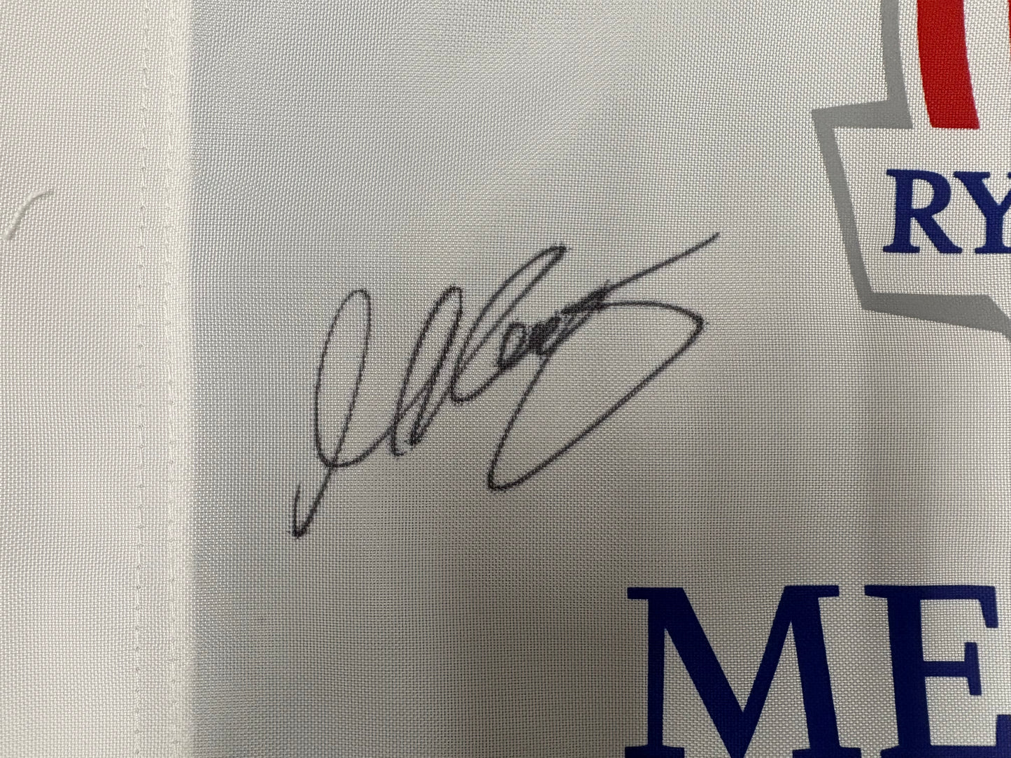 Martin Kaymer Signed 2012 Ryder Cup at Medinah Golf Flag + Dealer COA