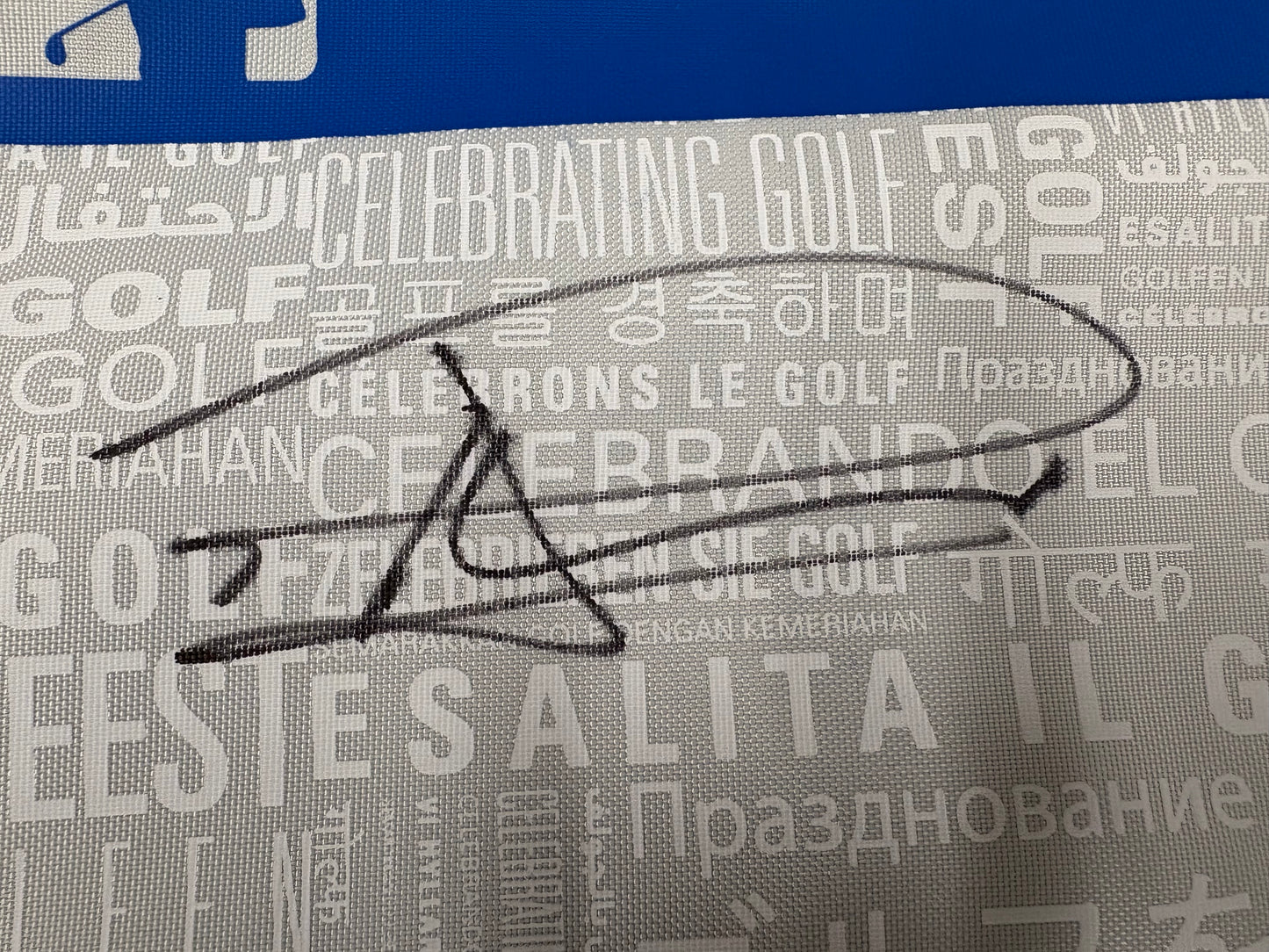 Pablo Larrazábal Signed European Tour Golf Flag + Dealer COA