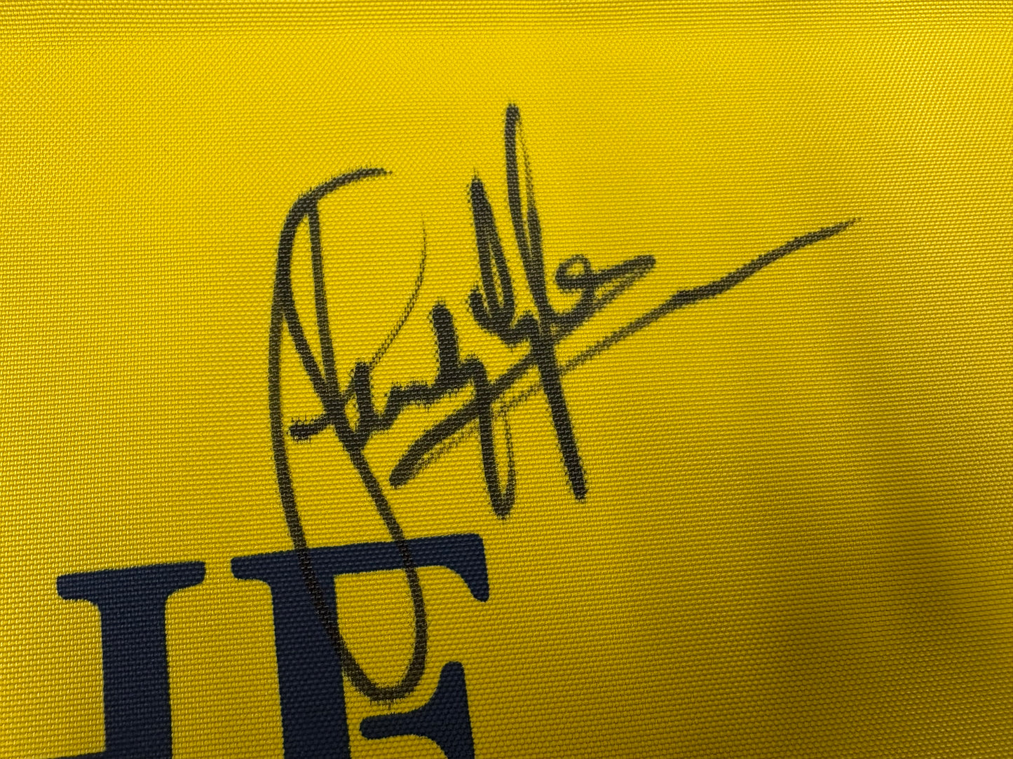 Sandy Lyle Signed 150th Open at St Andrews Golf Flag + Dealer COA