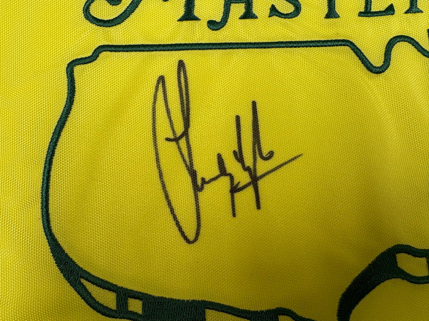 Sandy Lyle 1988 Winner Signed Masters Golf Flag + Dealer COA