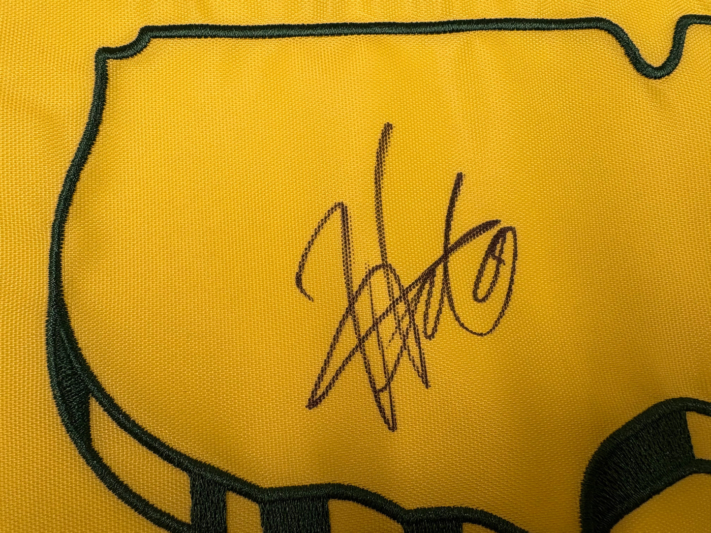 Hideki Matsuyama Winner Signed 2021 Masters Golf Flag + Dealer COA