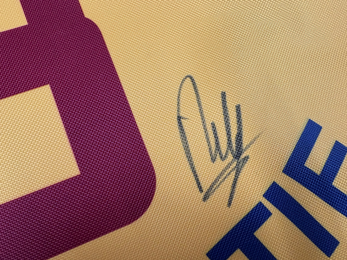 Francesco Molinari Winner Signed 147th Open at Carnoustie Golf Flag + Dealer COA