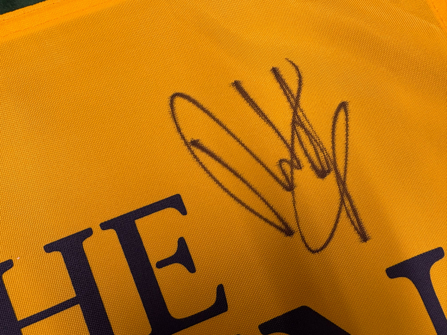 Francesco Molinari Winner Signed 147th Open at Carnoustie Golf Flag + Dealer COA