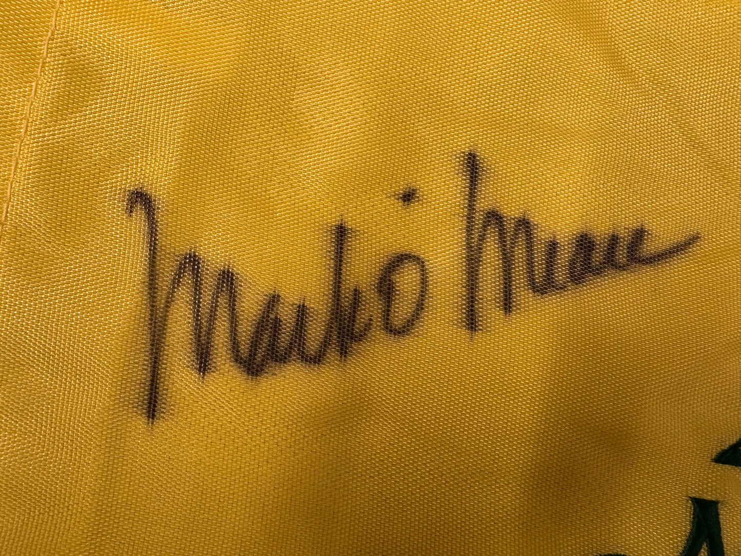 Mark O'Meara Signed 2001 Masters Golf Flag + Dealer COA