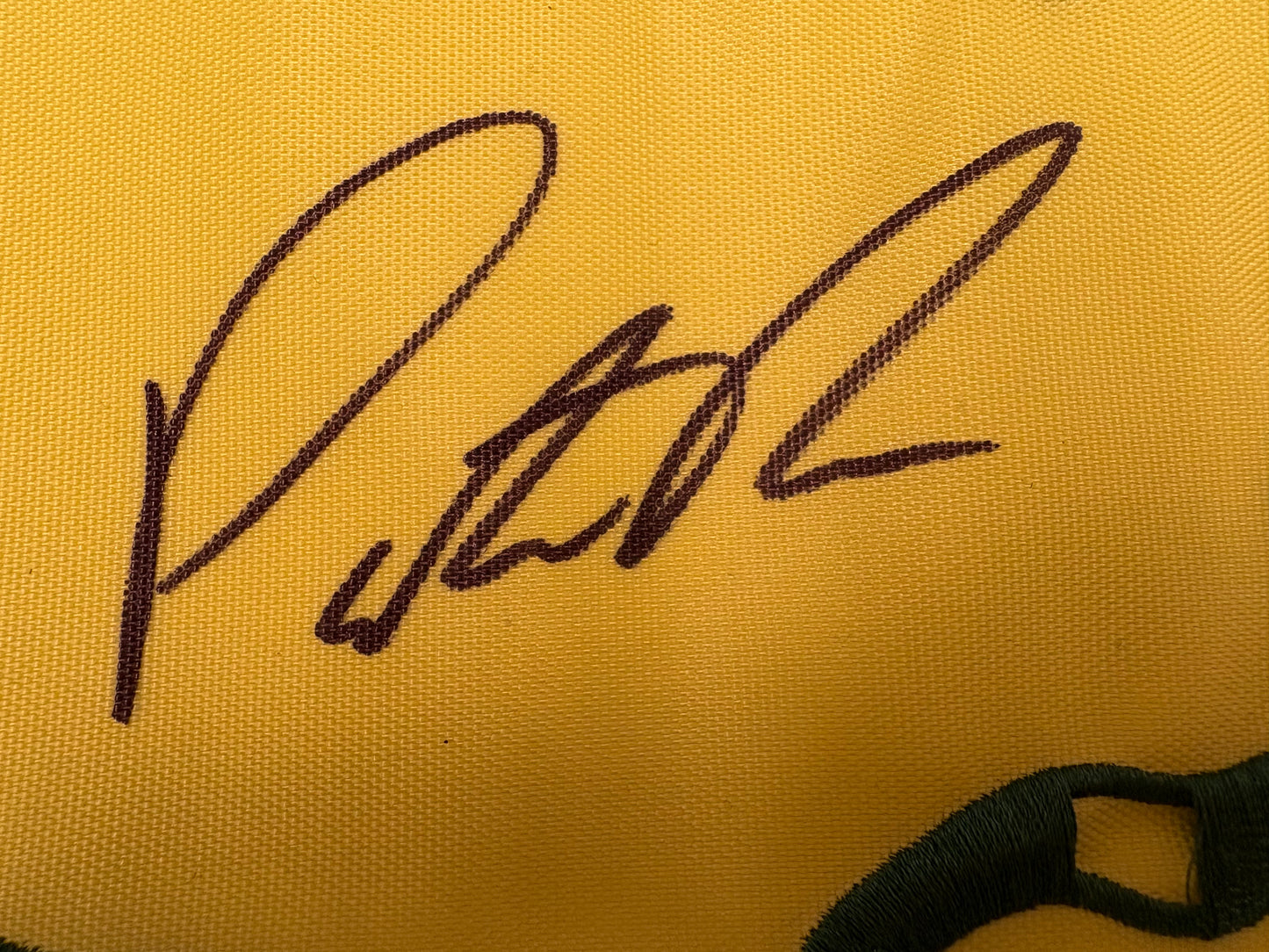 Patrick Reed Signed Undated Masters Golf Flag + Dealer COA