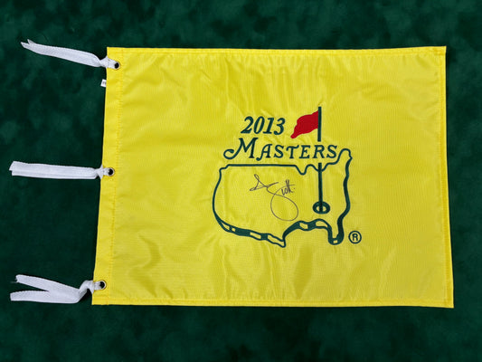 Adam Scott Winner Signed 2013 Masters Golf Flag + Dealer COA