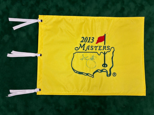 Adam Scott Winner Signed 2013 Masters Golf Flag + Dealer COA