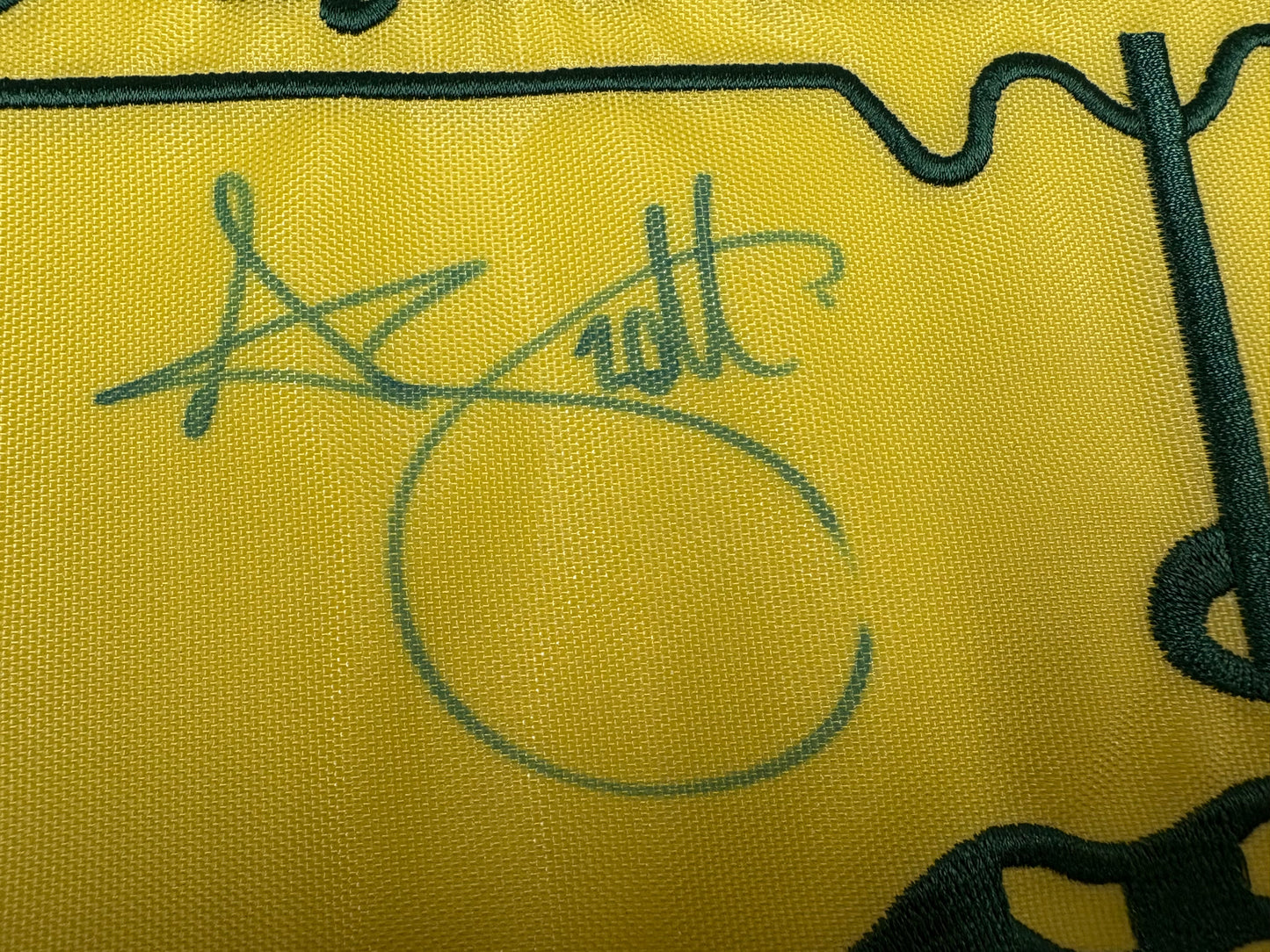 Adam Scott Winner Signed 2013 Masters Golf Flag + Dealer COA