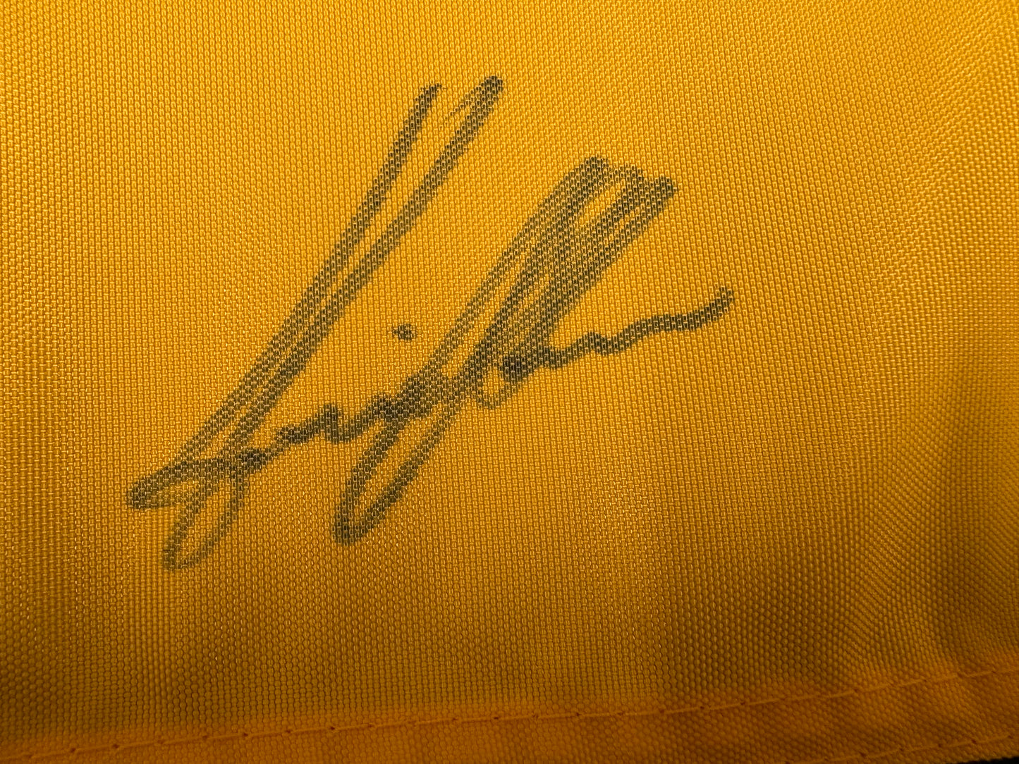 Henrik Stenson Winner Signed 145th Open at Royal Troon Golf Flag + Dealer COA