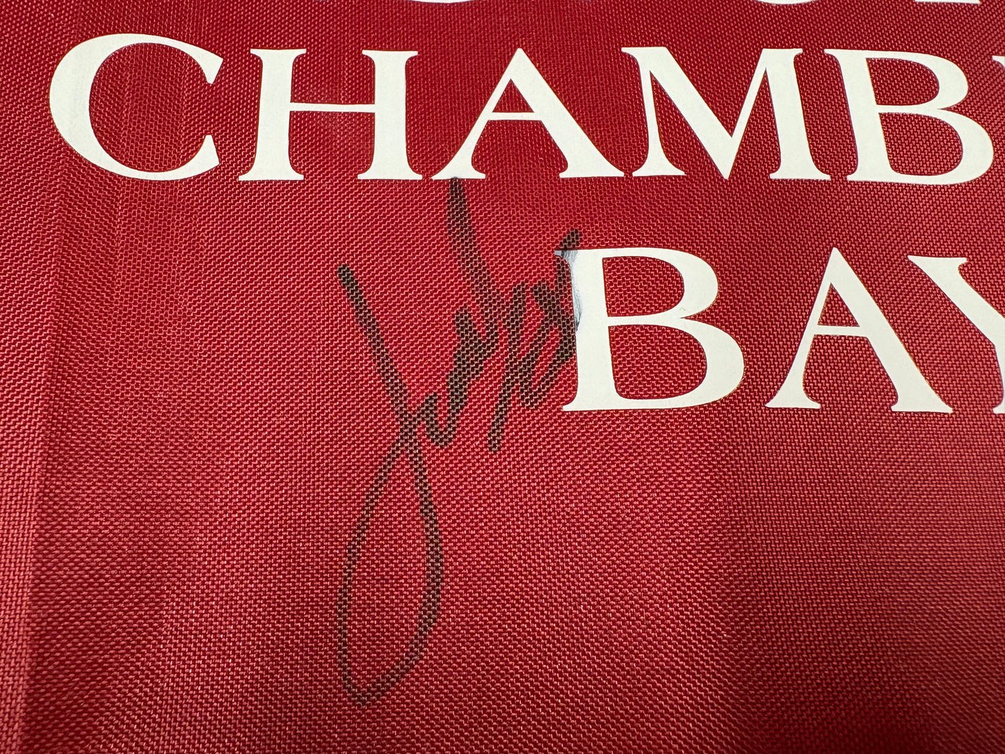 Jordan Spieth Signed 2015 US Open at Chambers Bay Golf Flag + Dealer COA