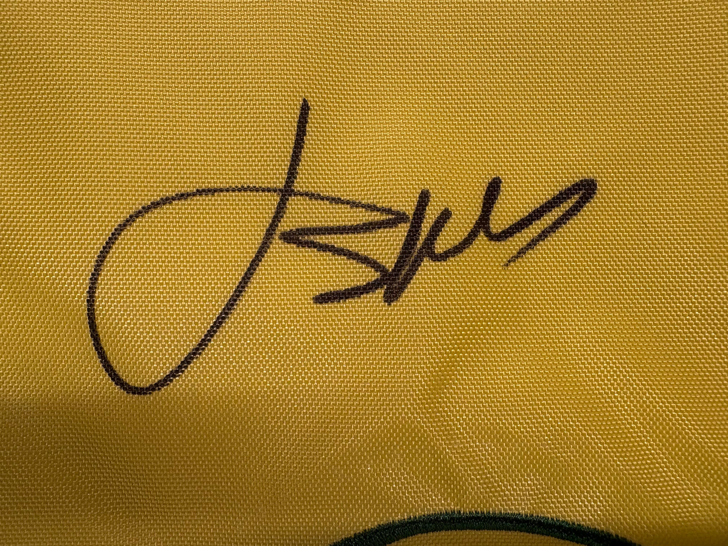 Jordan Spieth Winner Signed 2015 Masters Golf Flag + Dealer COA