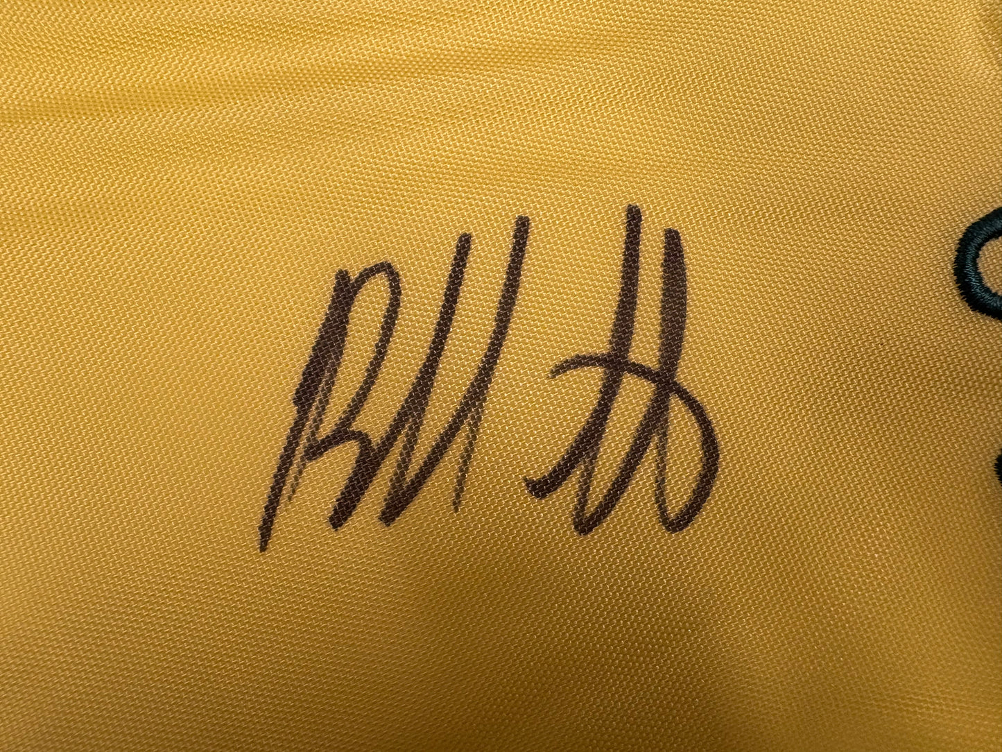 Bubba Watson Winner Signed 2014 Masters Golf Flag + Dealer COA