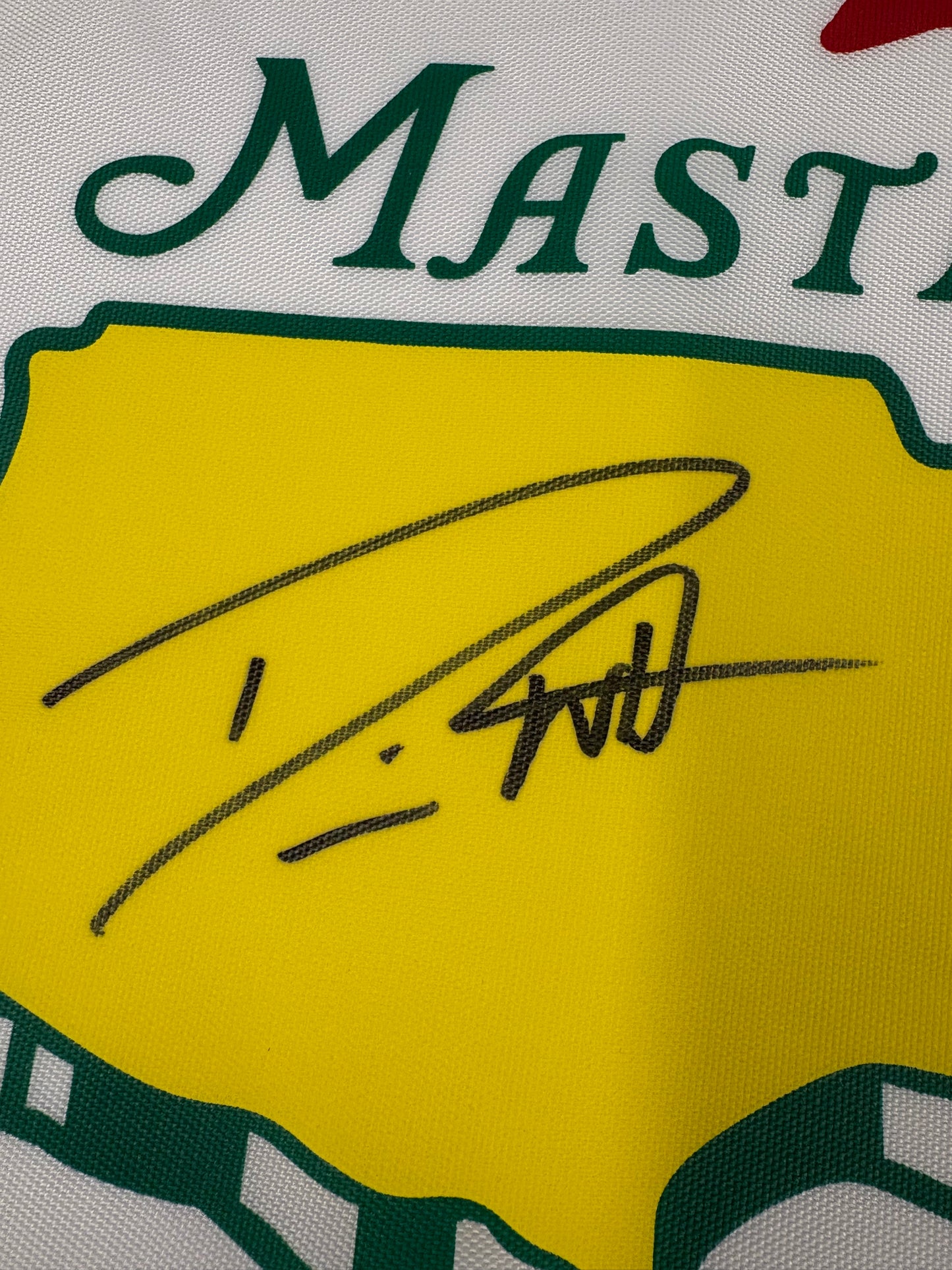 Danny Willett Signed Masters Golf Garden Flag (Portrait) + Dealer COA