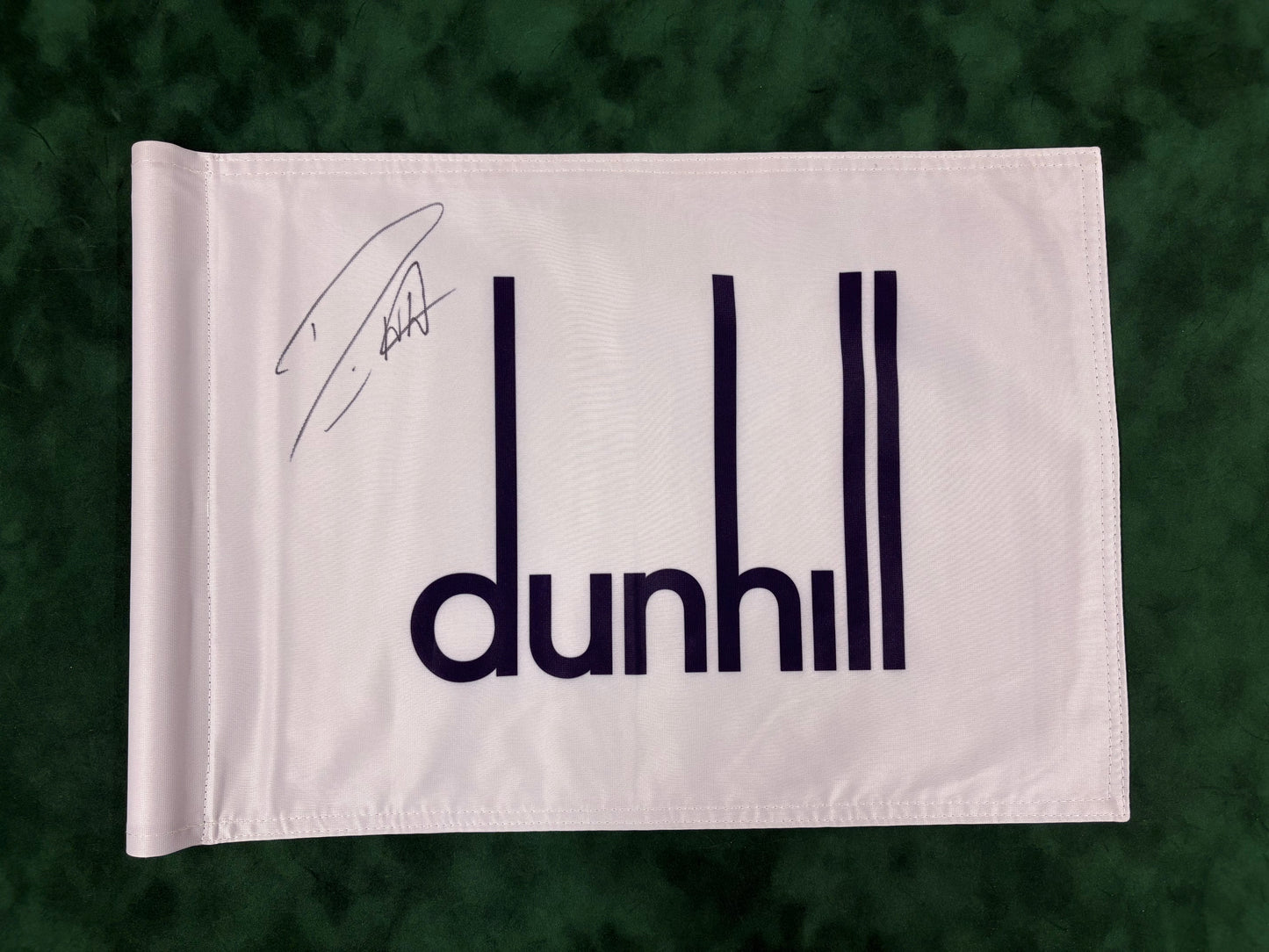 Danny Willett Signed Course Used Dunhill Links Golf Flag + Dealer COA