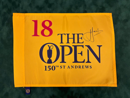 Cameron Smith Winner Signed 150th Open at St Andrews Golf Flag + Dealer COA