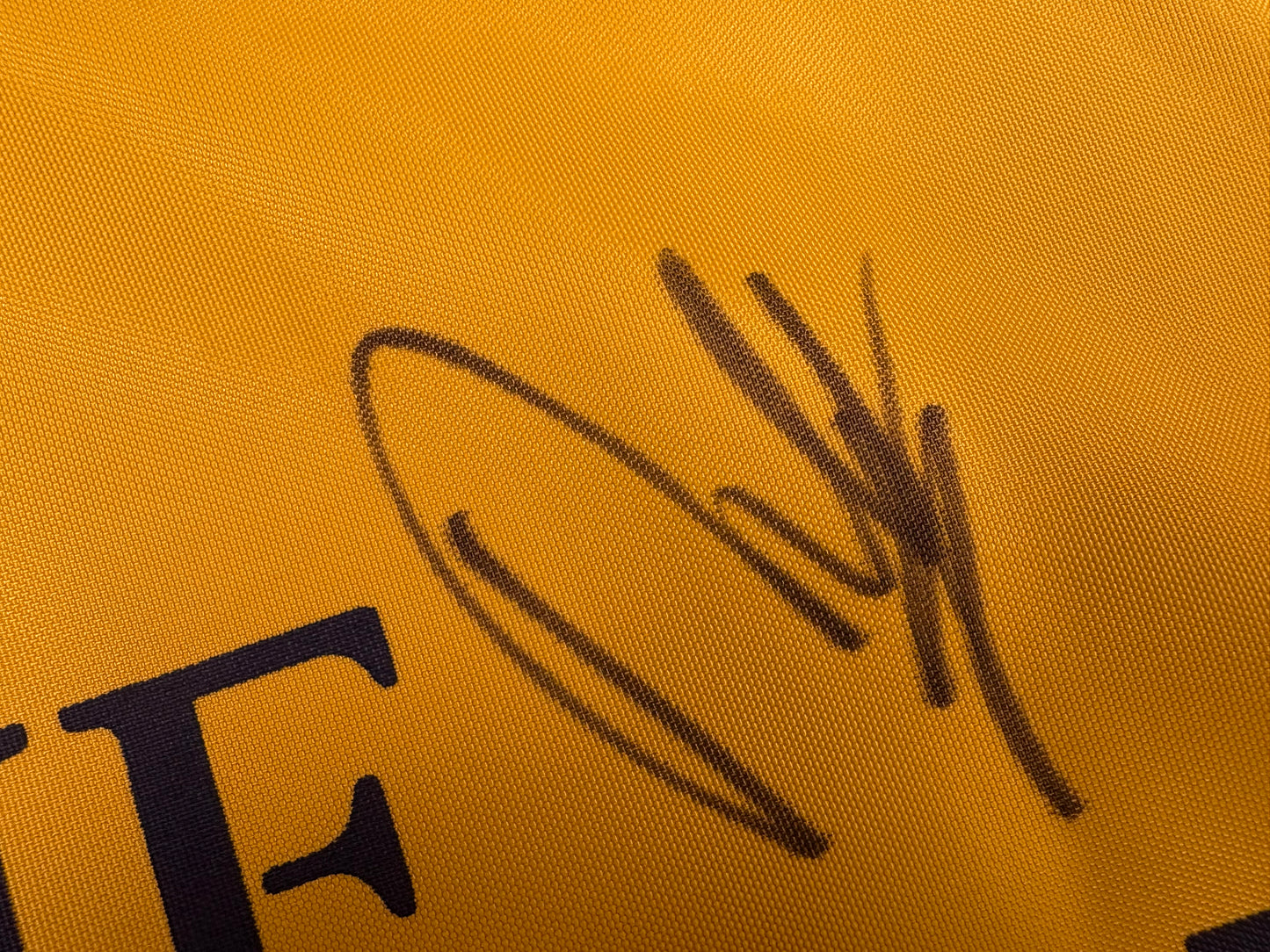 Francesco Molinari Winner Signed 147th Open at Carnoustie Golf Flag + Dealer COA