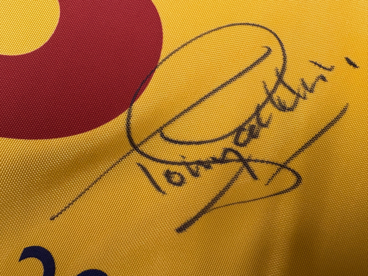 Tony Jacklin Signed 2014 Open at Royal Liverpool Golf Flag + Dealer COA