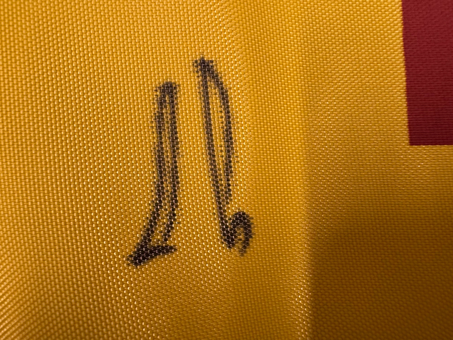 Ernie Els Signed 2012 Open at Royal Lytham & St Annes Golf Flag + Dealer COA