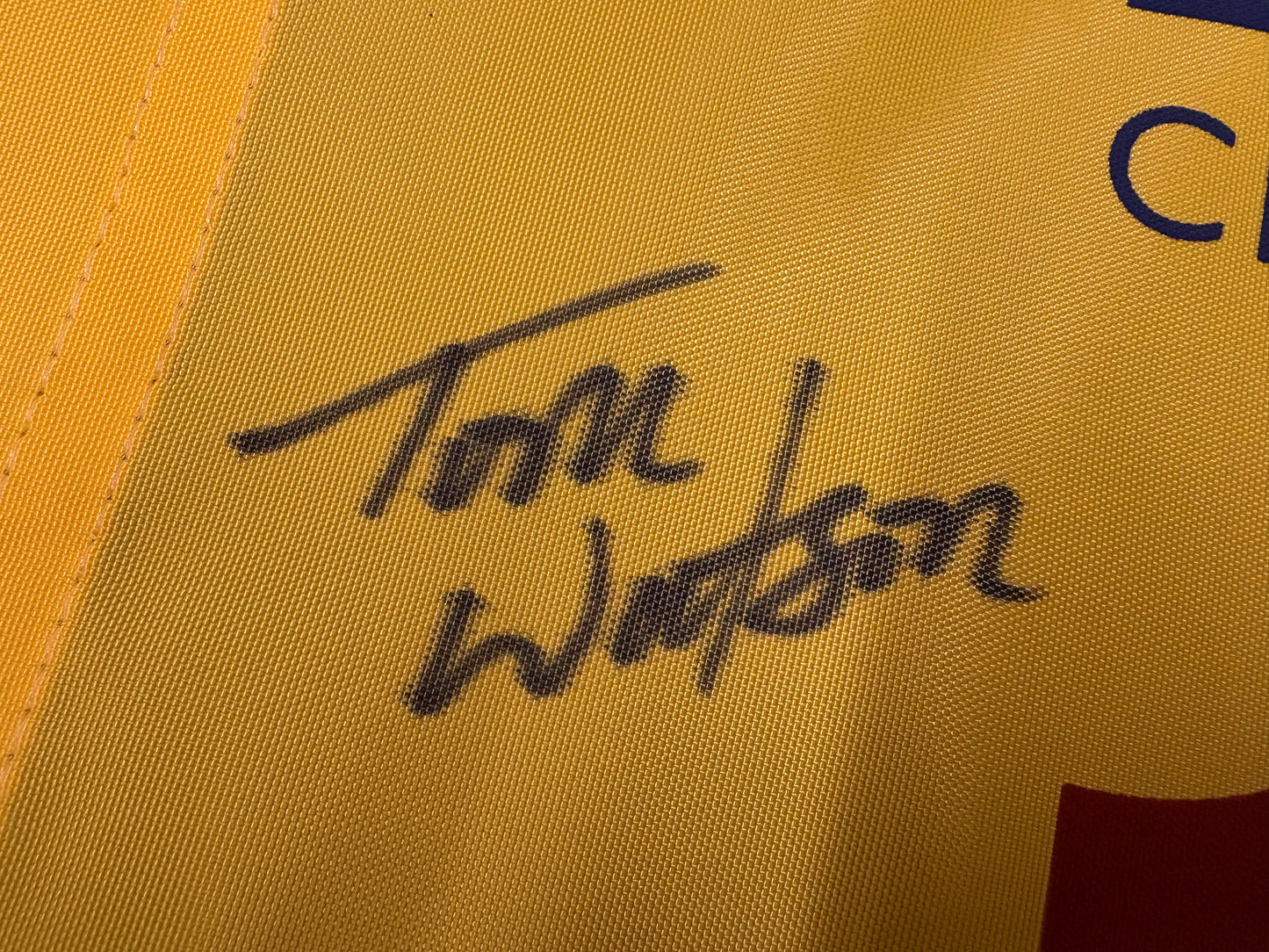 Tom Watson Signed 2012 Open at Royal Lytham & St Annes Golf Flag + Dealer COA