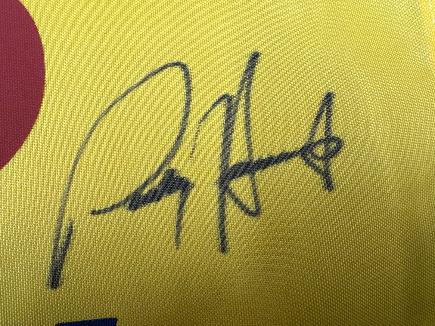 Pádraig Harrington Winner Signed 2007 Open at Carnoustie Golf Flag + Dealer COA