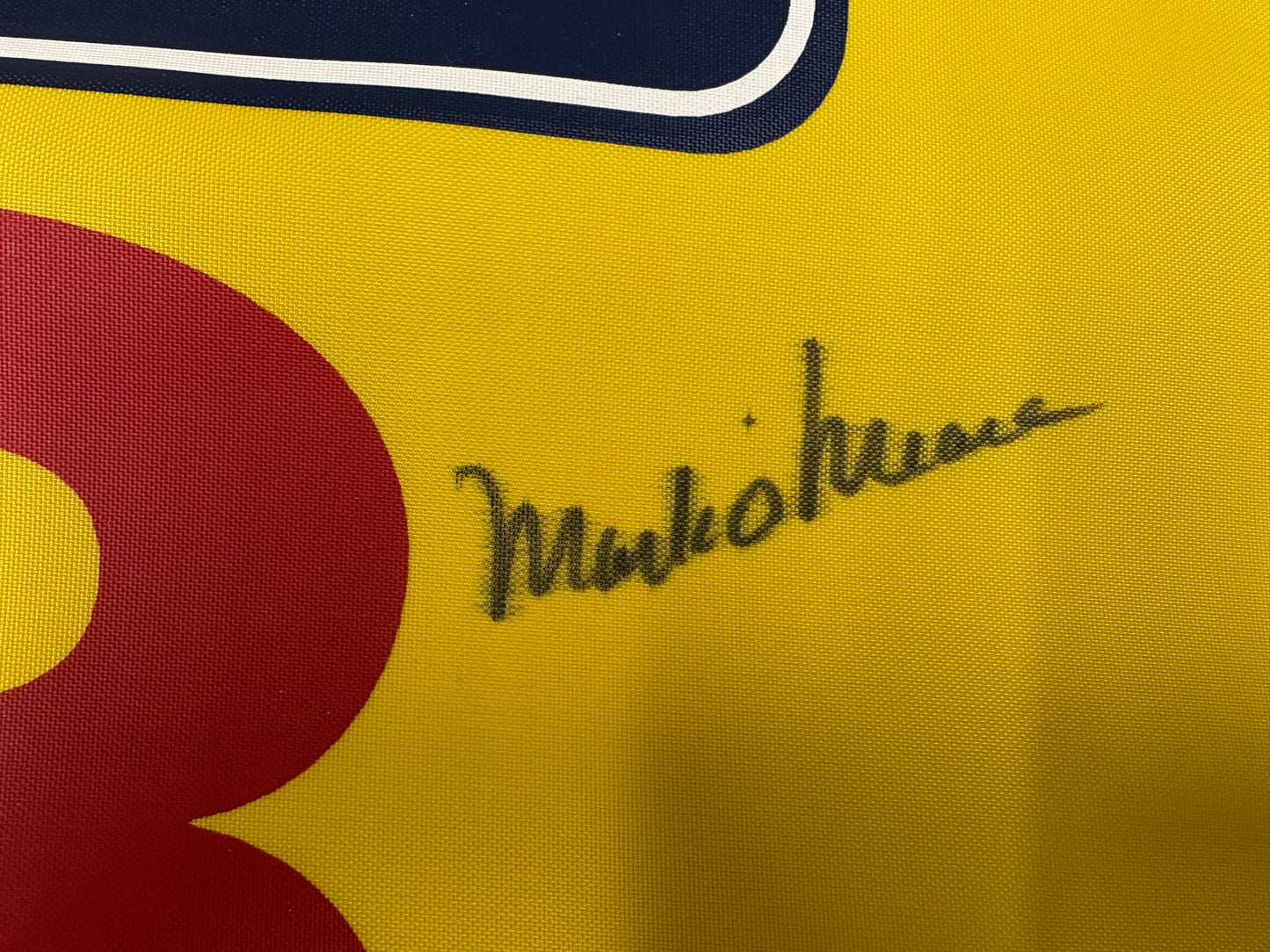 Mark O'Meara Signed 1998 The Open at Royal Birkdale Golf Flag + Dealer COA